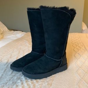 Tall black UGG boots!